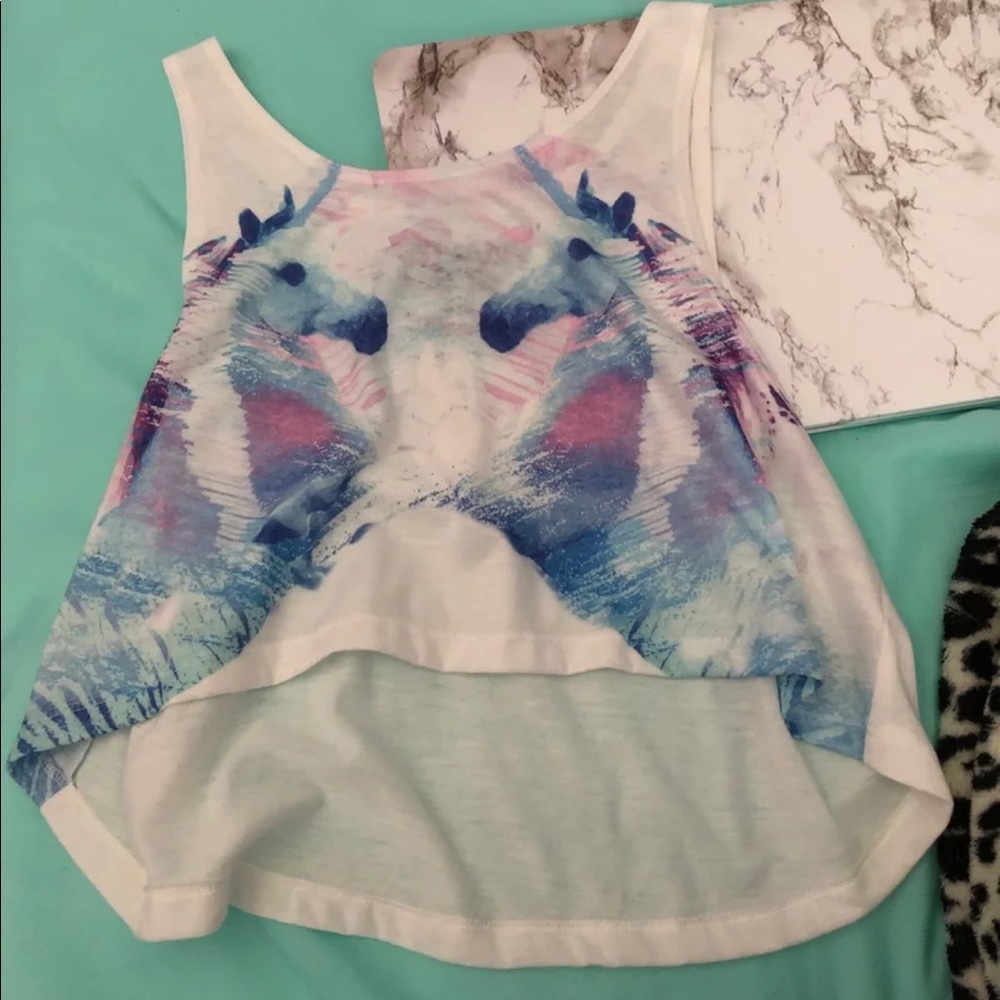 Unicorn Aeropostle crop Top